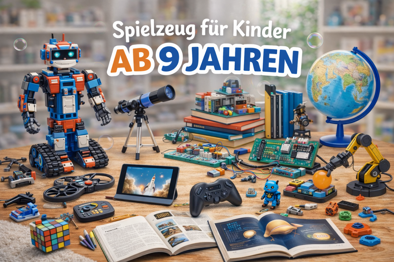 Spielzeig für größere Kinder ab 9 Jahren
