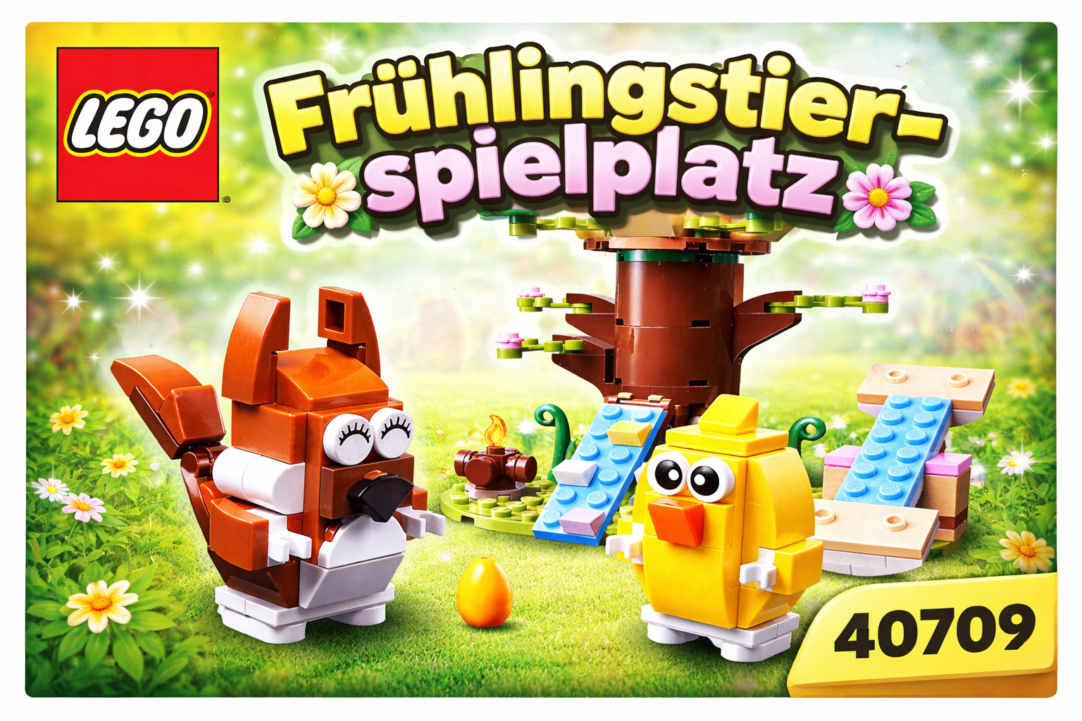 LEGO® Spring Animal Playground – 40709 | Colorful fun with cute animals