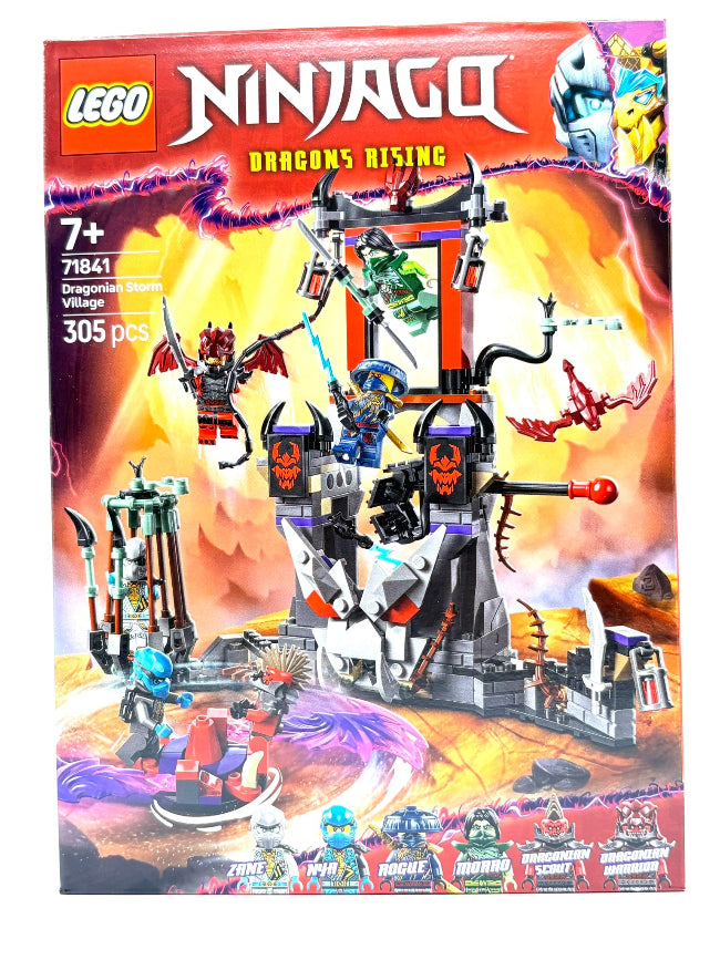 LEGO® NINJAGO® Dragonstorm Village – 71841 | Action-packed building set for ninja adventures