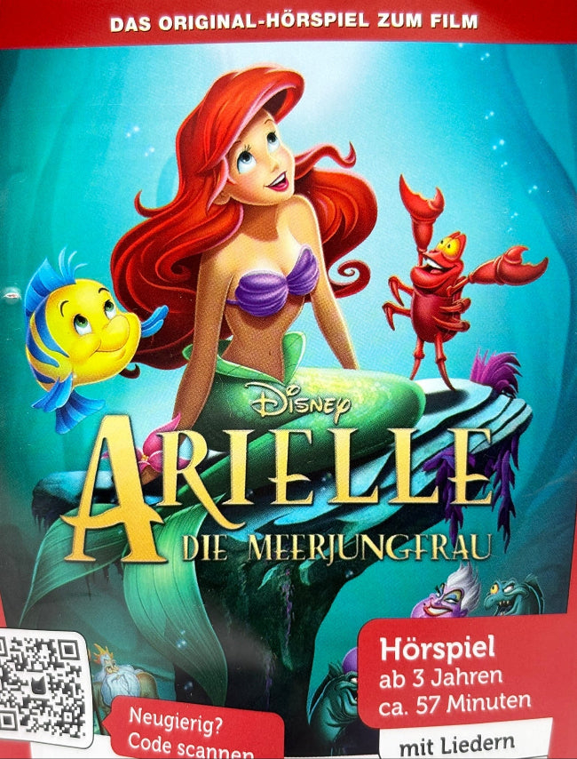 Tonie Arielle die Meerjungfrau – Disney Hörspiel mit Liedern ab 3 Jahren (57 Minuten)