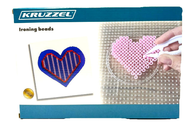 Kruzzel Bügelperlen Set 21207 – 6.500 Perlen zum Basteln