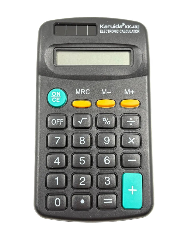 Karuida KK-402 Taschenrechner für Kinder – Schulrechner mit großem Display & großen Tasten