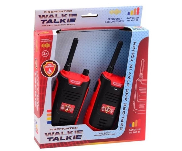Walkie Talkie Feuerwehr – Kinder Funkgeräte mit 300 m Reichweite